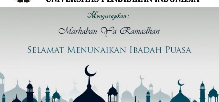 Biro Sarana dan Prasarana Mengucapkan “Marhaban Yaa Ramadhan”