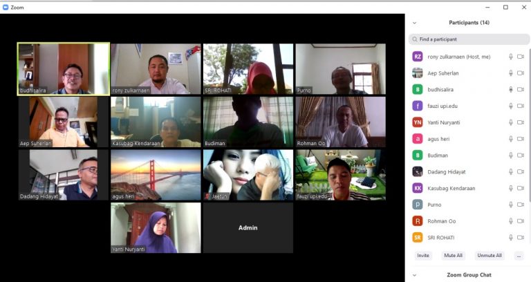 Rapat Koordinasi Saat Kondisi Work From Home (WFH)