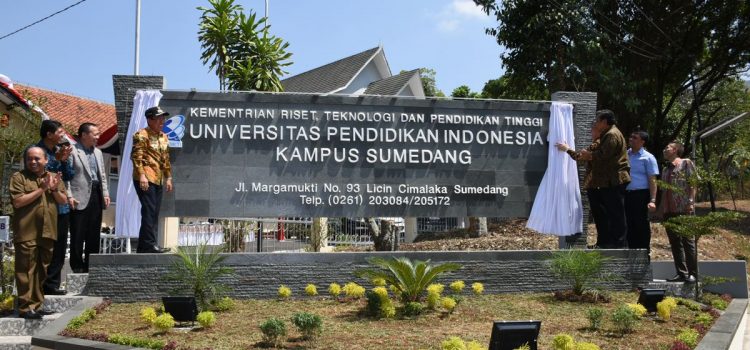 Universitas Pendidikan Indonesia akan Membangun Kampus UPI di Cimalaka Sumedang